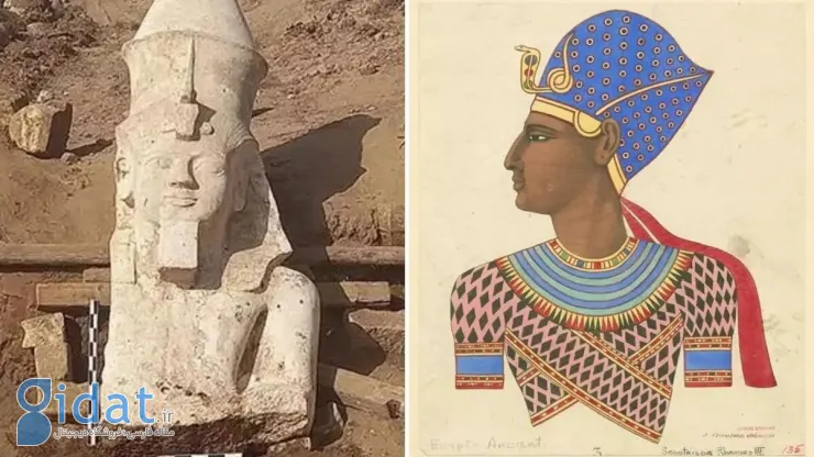 نیمه گمشده پادشاه مصری پس از ۱۰۰ سال کشف شد!