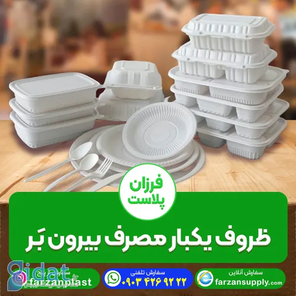 ظروف یکبار مصرف بیرون بر