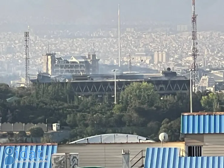 تصویر جدید از وضعیت ساختمان شیشه ای صدا و سیمای ایران