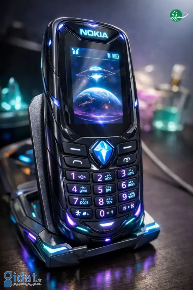 نوکیا با یک گوشی دکمه‌ای متفاوت همه را شگفت‌زده می‌کند