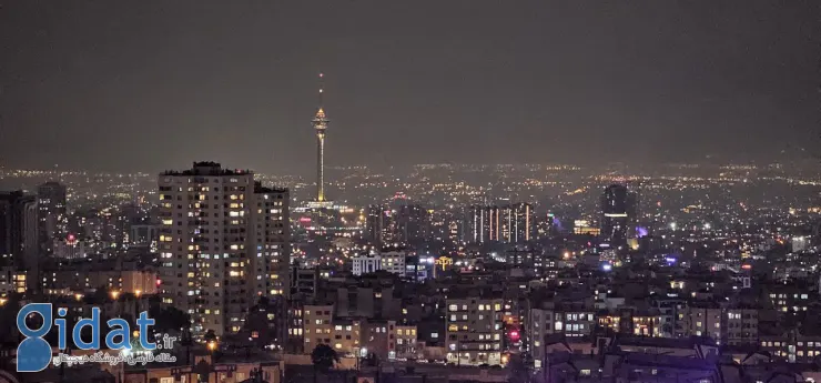 عکسی زیبا که از تهران بدون آلودگی ثبت شده است
