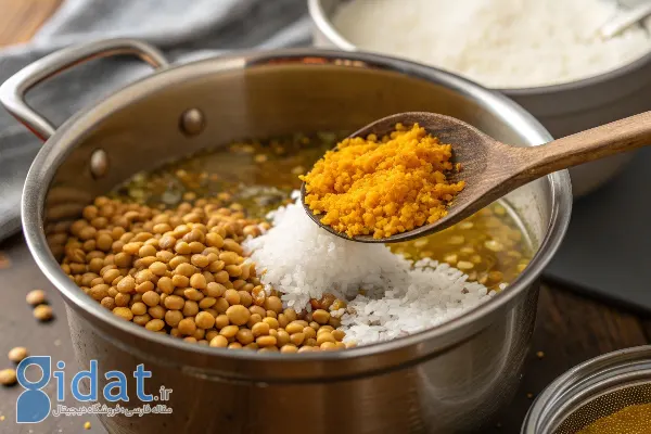 the-pot-now-filled-with-water-soaked-lentils-and