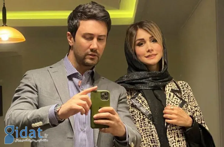 عکس عاشقانه شاهرخ استخری در روز تولد همسرش