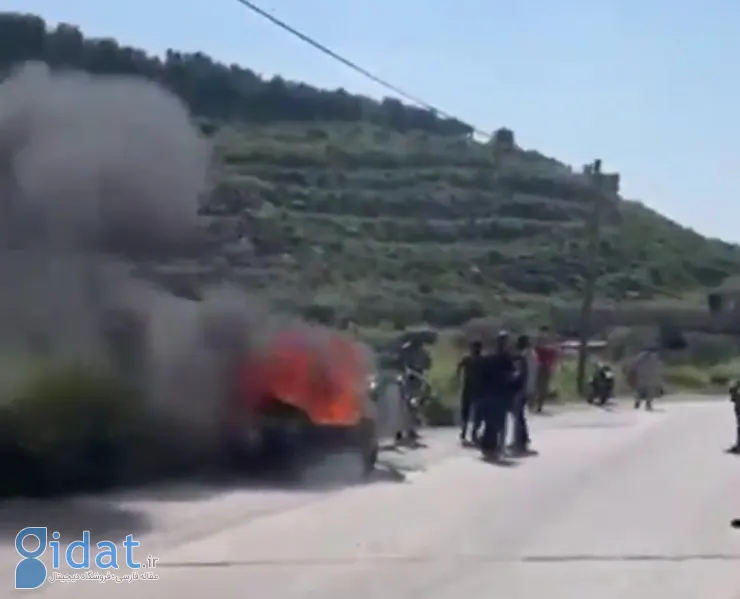 حمله پهپاد به خودرویی در جنوب لبنان