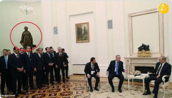 (تصویر) پوتین، اردوغان را تحقیر کرد