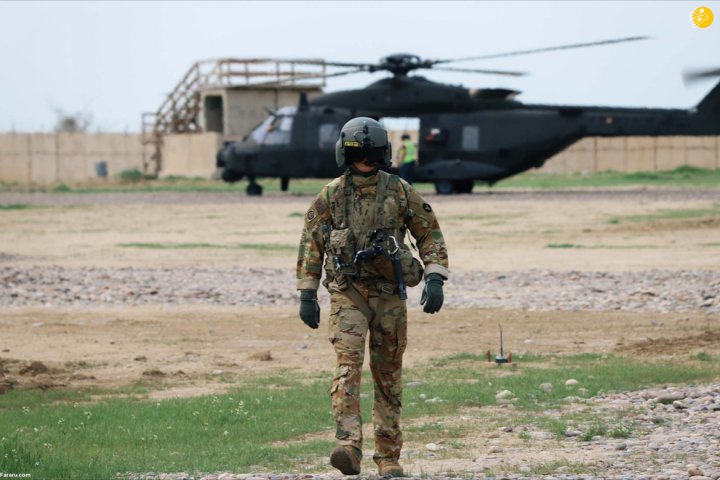 (تصاویر) خروج نیروهای آمریکایی از پایگاه القیاره عراق