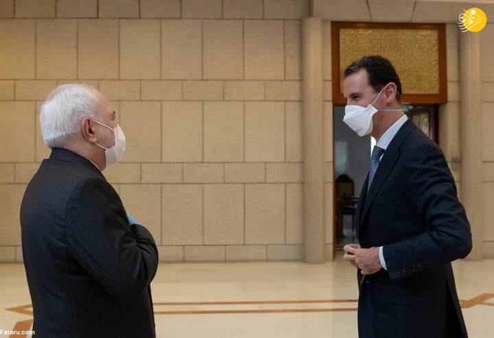 (تصویر) دیدار متفاوت ظریف با بشار اسد