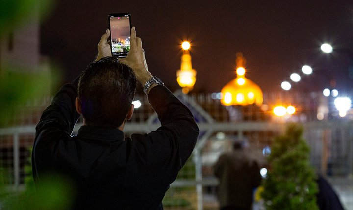 (تصاویر) شب نوزدهم ماه رمضان در جوار حرم امام رضا(ع)
