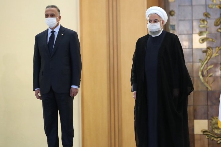 روحانی: حجم روابط اقتصادی باید به ۲۰ میلیارد دلار برسد. الکاظمی: اجازه نمی دهیم تهدیدی از عراق متوجه ایران شود