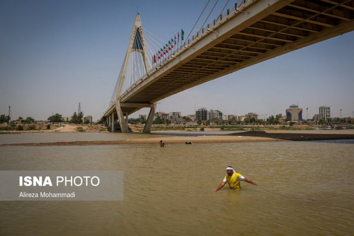 (تصاویر) تداوم گرما و هوای شرجی در خوزستان