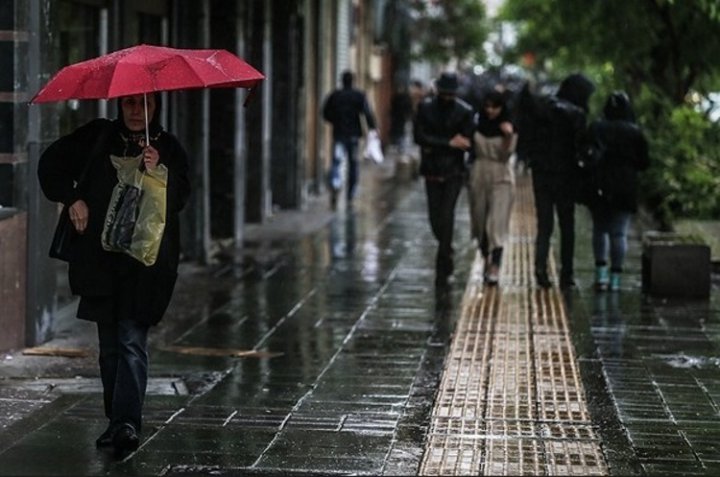 احتمال بارش باران در برخی نقاط کشور