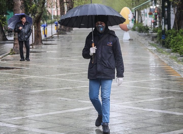 بارش باران و وزش باد شدید در برخی استان های کشور