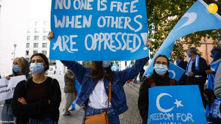 (تصاویر) تظاهرات اویغورها در برلین