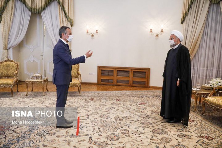 (تصاویر) دیدار وزیر امور خارجه سوییس با روحانی