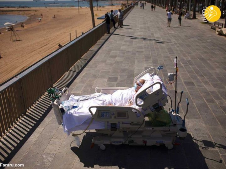 (تصاویر) تماشای دریا راه حل پزشکان برای بهبودی بیماران کرونایی