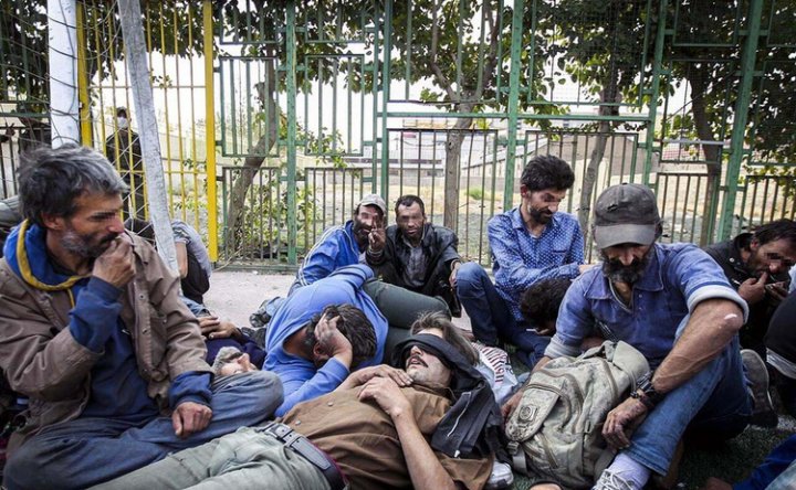 جولان ۹ هزار معتاد خیابانی در هوای سرد و کرونایی مشهد