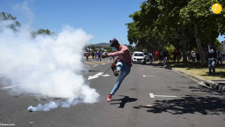 (تصاویر) تظاهرات علیه نژادپرستی در آفریقای جنوبی