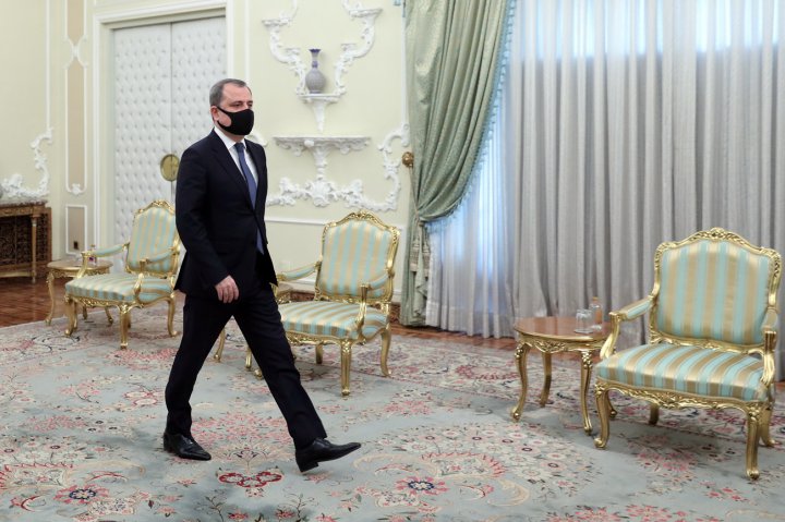 (تصاویر) دیدار وزیر خارجه آذربایجان با روحانی