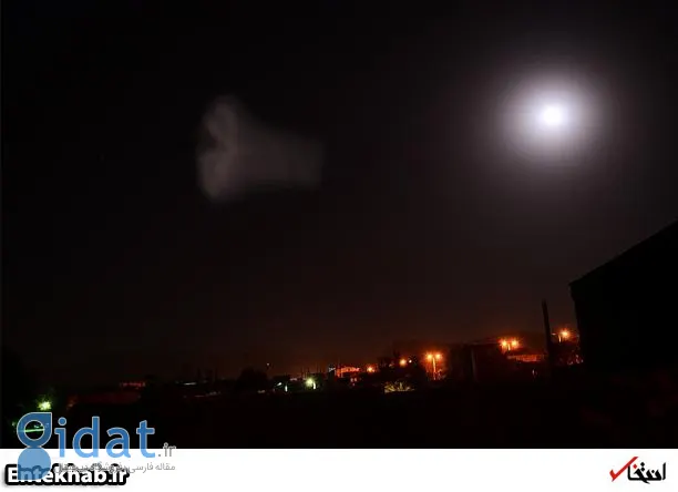 انهدام شئ ناشناس در آسمان مشهد‌