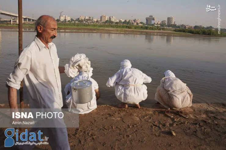 تصاویر آغاز سال جدید "صابئین مندایی" در اهواز