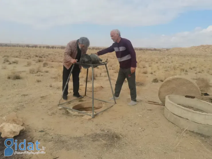 این قنات مرده پس از 25 سال دوباره زنده شد
