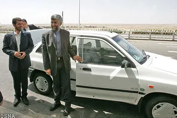 ماشین پراید سعید جلیلی ضد گلوله نیست