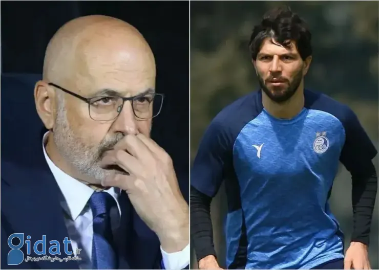 سرمربی استقلال مقابل ستاره تیمش تا آخرین ضربه رفت