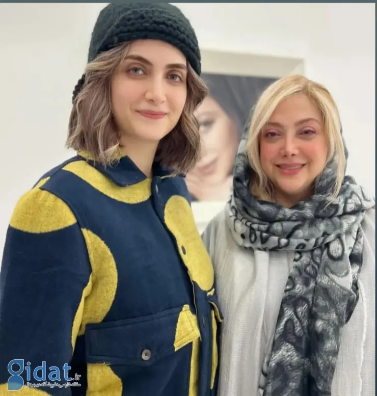 عکس الناز ملک در آرایشگاه بازیگر معروف