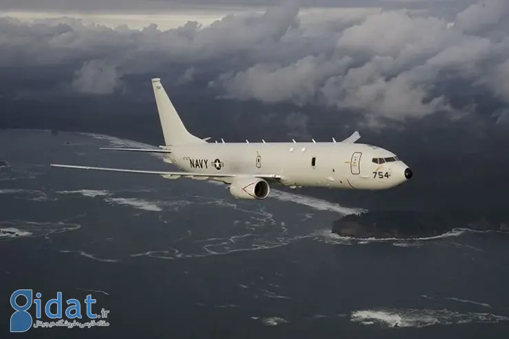 هواپیمای ویژه آمریکا در حال جاسوسی از رزمایش سپاه