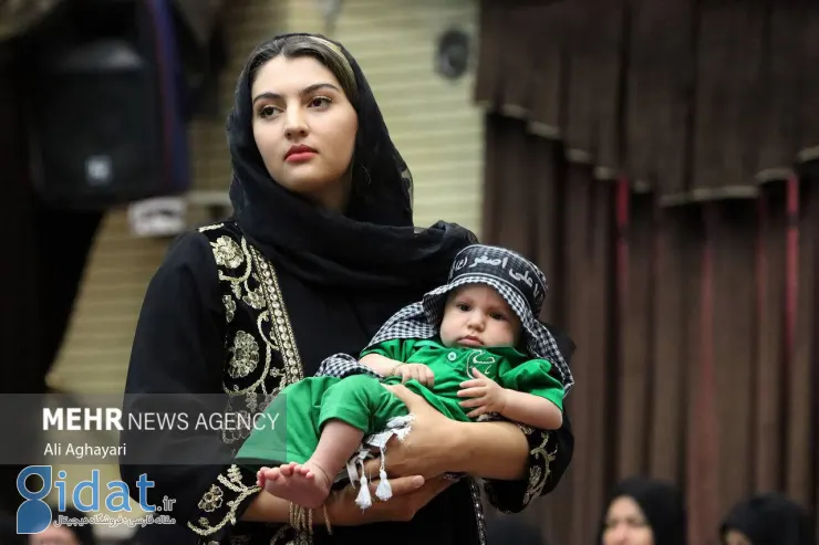 این قاب از مراسم شیرخوارگان حسینی، پربازدیدترین عکس شد
