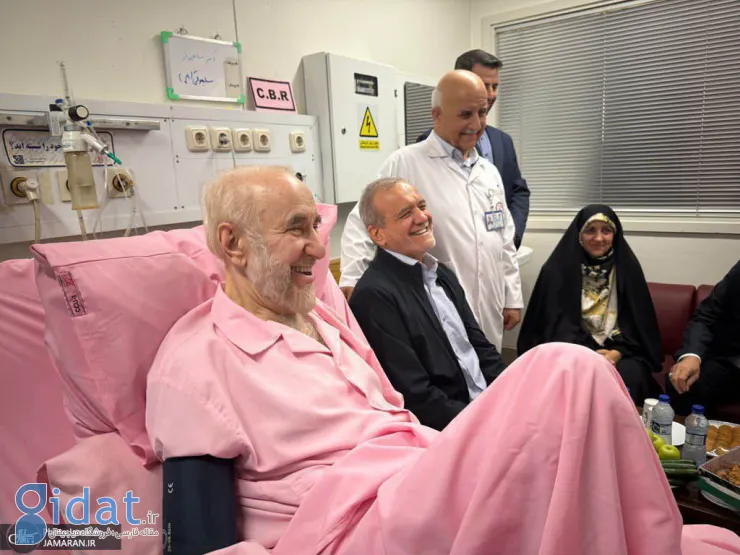 رئیس جمهور به عیادت محمد خاتمی رفت