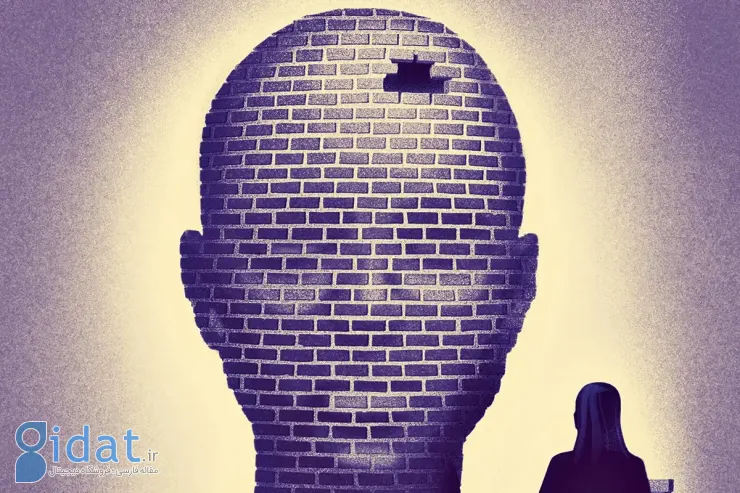 جای خالی تکه آجر در مغز