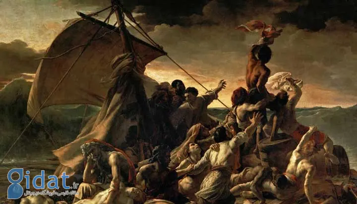 نقاشی قایق مدوسا از نقاشی های معروف دنیا