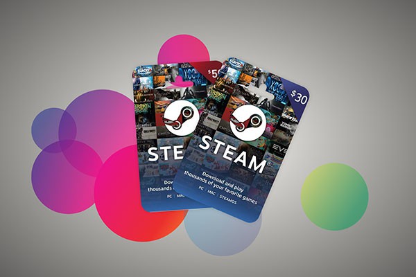 خرید گیفت کارت استیم Steam