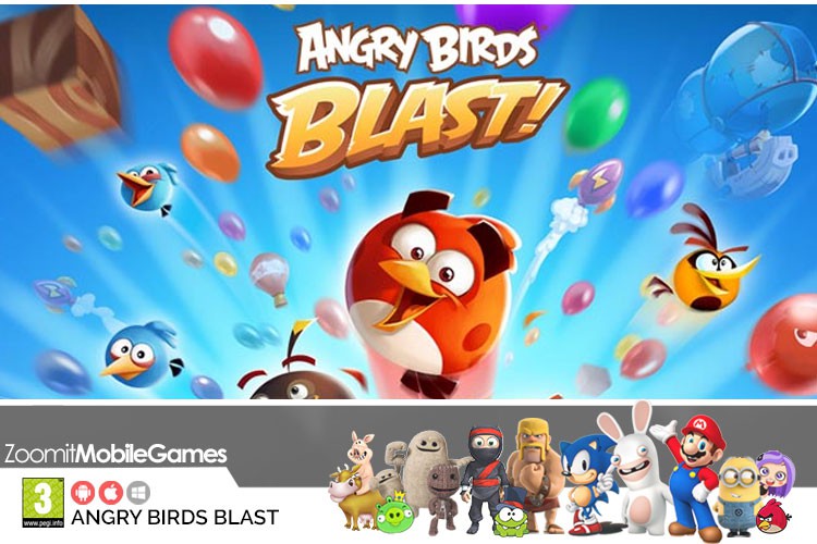 بازی Angry Birds Blast: دنیای کندی کراش با طعم پرندگان خشمگین